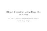 Object Detection Haar Features - University of Texas at Austingrauman/courses/spring2008/slides/Faces_demo.pdf4. In some cases, the training algorithm is not able to go below the maximum