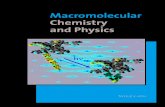 Volume 214 Number 23 December 12 Macromolecular ...Macromolecular Chemistry and Physics Volume 214 • Number 23 • December 12 2013 , Founded by Hermann Staudinger 23 / 2013 MMACP_214_23_cover.indd