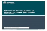 Student Discipline in Government Schools - Support materials...The school discipline policy must include strategies to instil positive behaviour. These should be at the heart of teaching
