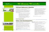 Wilson Words · 2015. 3. 5. · Extreme Makeover: Website Extreme Makeover: Volo Other new developments… Joe Petersen joins our team to provide design ideas and plans exclusively