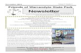 Friends of Warrandyte State Park Newsletterfowsp.org.au/docs/News_2014/32_09_Nov.pdf · Deadline for December 2014 edition newsletter is Friday 21st November 2014 contributions can