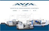 VERTICAL MACHINING CENTRES VMC VARIO X-5 · - Heidenhain precision encoders ± 5 arc. sec. built-in rotary axes centres for highest accuracy - large machining space allows machining