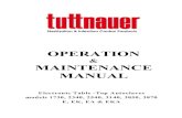 OPERATION MAINTENANCE MANUAL - Sterilizers · 2012. 11. 5. · OPERATION & MAINTENANCE MANUAL Electronic Table -Top Autoclaves models 1730, 2340, 2540, 3140, 3850, 3870 E, EK, EA