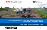 Archaeological Test Pit Excavations in Ipswich, Suffolk, 2011 · 7 1 Summary This report presents the results of the ‘Dig and Sow’ programme of the excavation of seven 1m2 archaeological