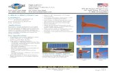 Product Data Sheet (PDF): WCH Series Wind Cone AC And ......wind cone. The SPS is attached to a 4-bolt anchor assembly (included), mounted in a concrete slab. Power is supplied to