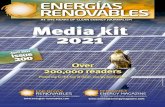 AT THE HEART OF CLEAN ENERGY JOURNALISM Media ......Solar FV 4,32% Solar Térmica 42,6% Ahorro y Eficiencia 32% Eólica 2,12% Solar Termoeléctrica 71,5% Vehículo eléctrico 01% Almacenamiento