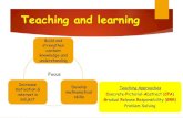 Teaching and learning...Teaching and Learning Building on Foundation in Numeracy Leverage on Strengths and Work on Weaknesses Mastery in Preparation P1 –P2 for PSLE P3 –P4 P5 –P6