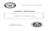 DEPARTMENT OF DEFENSE · 1990. 2. 23. · DEPARTMENT OF DEFENSE AUDIT REPORT RECOUPMENT OF TRANSPORTATION COSTS INCURRED ON FOREIGN MILITARY SALES CASES . No. 90-038 February 23,