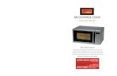 MICROWAVE OVEN 3 YEAR WARRANTY CARD Instruction Manual · 2019. 8. 2. · MICROWAVE OVEN Instruction Manual After Sales Support Now you have purchased a Delta product you can rest
