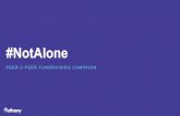 Bethany - #NotAlone...sure you click Save my story. When you are happy with all your changes, click Save and continue. 2. Sharing your fundraising page To share: • Use the buttons