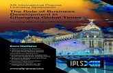 XIII International Pharma Licensing Symposium...XIII International Pharma Licensing Symposium. XIII IPLS, Madrid 27th - 29th September 2017 ‘The Role of Business Development in Changing