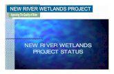 NEW RIVER WETLANDS PROJECT STATUSPROJECT STATUSimperial wetland water quality monitoring summary (averages)monitoring summary (averages) 2001/2007 constituentconstituent inlet inlet