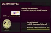 GTC On Demand | NVIDIA GTC Digital - Portability and ......GTC 2014 Session 4155 Gerhard Zumbusch Institut für Angewandte Mathematik Portability and Performance: A Functional Language