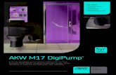 AKW M17 DigiPump...AKW M17 DigiPump ® Features: • 17 litres per minute in real ‘life’ scenario • Easy to install • Improved control electronics for superior pump performance