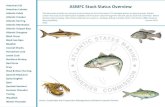ASMFC Stock Status Overvie...Atlantic Striped Bass ASMFC Stock Status Overview This document provides an overview of stock status for the Commission’s 27 managed species or species
