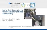 IVSS - Interior Tank Cleaning for the the Tank Container and Road Barrel Industry · 2018. 6. 25. · IVSS-Symposium, Frankfurt / Main, Dipl.-Ing. Thomas Sye 12.06.2018 Hazards during