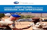 EUROPEAN UNION COMMON SECURITY AND DEFENCE POLICY — MISSIONS AND OPERATIONS ... · 2020. 1. 22. · trafficking and smuggling, saving lives in so doing. What did we achieve in 2018?