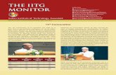THE IITG MONITORMONITOR · 2020. 12. 23. · While commenting on IIT Guwahati’s important role as a pace setter, Dr. Raju said, “With the projected development of infrastructure