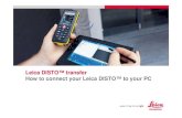 Leica DISTO™ transfer PC guide V1.2.ppt …...Following picture will appear on the screen to show that the program is in progress. 15 Leica DISTO transfer Start the program Leica