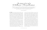 A m e r i ca’s Other Muslims - Boston College1 6 Wilson Quarterly A m e r i ca’s Other Muslims While Louis Farrakhan captures headlines, the lesser-known W. D. Mohammed has a large