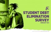 STUDENT DEBT ELIMINATION SURVEY...2021/02/21  · KEY FINDINGS: • More than half of Black voters hold or held student loan debt. 56% of Black voters held or hold student loan debt.