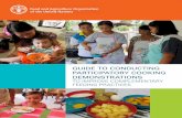 GUIDE TO CONDUCTING PARTICIPATORY COOKING DEMONSTRATIONS · 2021. 2. 9. · participatory cooking demonstrations involving community nutrition and health workers, mother-leaders,