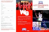 LETTERMEN’S CLUB · 2019. 8. 23. · The Lettermen’s Club at University of West Georgia promotes lifelong participation with athletics for all former student-athletes, coaches,