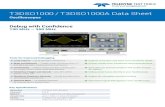 T3DSO1000 / T3DSO1000A Data Sheet - Teledyne LeCroyT3DSO1000 / T3DSO1000A Data Sheet Oscilloscopes Debug with Conﬁ dence 100 MHz – 350 MHz Key Speciﬁ cations Bandwidth 100 MHz,
