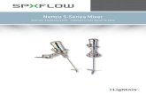 Nettco S-Series Mixer - SPX FLOW · 2019. 12. 4. · The Nettco S-Series sanitary mixer is available in a wide range of mixing and mounting configurations utilizing a unique modular