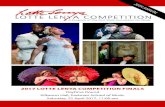 2017 LOTTE LENYA COMPETITION FINALS finals day program.pdf · 2019. 7. 1. · “I Am Adolpho” from The Drowsy Chaperone Lambert/Morrison “E lucevan le stelle” from Tosca Puccini/Illica,