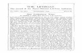 THE LIFEBOAT. - Microsoft...the titl "Britain'e Life-boats,s by "Major A. J Dawson. , wit an Introduch - tion by the Princ of-Walee s an d a Fore-word by th late Josepe Conradh th;