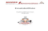Hydraulikhammer EHB 05 - Moers Baumaschinenmoers-baumaschinen.de/wp-content/uploads/Hydraulikhammer... · 2020. 6. 9. · Use Everdigm genuine parts only. Warranties do not cover