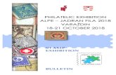 PHILATELIC EXHIBITION ALPE JADRAN FILA 2018ALPE–JADRAN FILA 2018 Venue: Croatian Natinal Theatre Varaždin Concert Hall Exhibition Classes A Non-Competitive Class (about first stamps