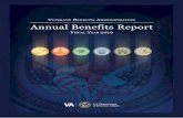Annual Benefits Report FY 2019, Introduction and AppendixVeterans Compensation 309,091 $12,331 $3.81 Billion Survivors DIC1 31,908 $16,923 $0.54 Billion Total: 340,999 $12,760 $4.35