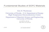 Fundamental Studiesof SOFC Materials...Mogensen et al., Solid State Ionics, 129 (2000) 63 4. K. Sasaki and J. Maier, Solid State Ionics, 134 (2000) 303 EXTENSION OF MODEL TO THERMO-MECHANICAL