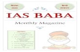 ससतंबर 2020 IAS BABA · 2020. 11. 20. · IAS BABA Monthly Magazine हिन्दी संस्करण ससतंबर 2020 Hightlights Protests Against Farm