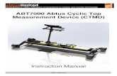 ABT7000 Abtus Cyclic Top Measurement Device (CTMD) · 2017. 10. 5. · The cyclic top analysis can be viewed at the end of a measurement. The data is saved as a.csv file containing