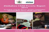 Zimbabwe Child Poverty Report 2019 - UNICEF...1 Child Poverty in Zimbabwe 2019 Introduction This report describes and analyses monetary child poverty in Zimbabwe, using nationally