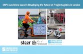 CRP’s Lunchtime Launch: Developing the Future of Freight ......Projects Deliver innovative projects for partners encouraging businesses to shift from incremental to permanent change,