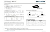 GaN Amplifier 48 V, 8 W 3.7 - 4.0 GHz - MACOM · 2 MAGB-103740-008B0P GaN Amplifier 48 V, 8 W 3.7 - 4.0 GHz Rev. V2 MACOM Technology Solutions Inc. (MACOM) and its affiliates reserve