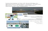 Instrumentation of the US Grant Bridge for Monitoring of … · 2014. 1. 10. · Bridge Monitoring, Condition Assessment, Structural Identification, Truckload Test, Modal Test, Load