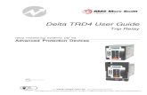 Delta TRD4 User Guide - Mors Smitt · Delta TRD4 User Guide About This Manual This User Guide covers all Delta TRD4 relays manufactured from June 2015. Earlier relays do not necessarily