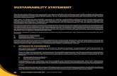 SUSTAINABILITY STATEMENT - Rubber Glove Manufacturer … · 2019. 4. 26. · 26 KOSSAN RUBBER INDUSTRIES BHD ANNUAL REPORT 2018 SUSTAINABILITY STATEMENT This Sustainability Statement