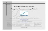 Apple Processing Unit - AMISamis.pk/files/PrefeasibilityStudies/SMEDA Apple Processing Unit.pdf · Pre-Feasibility Study Apple Processing Unit Small and Medium Enterprise Development