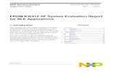FRDM-KW41Z RF System Evaluation Report for BLE ...Tests summary FRDM-KW41Z RF System Evaluation Report for BLE Applications, Application Note, Rev. 1, 11/2017 NXP Semiconductors 5