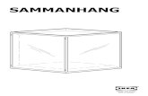 SAMMANHANG - IKEA.com · 2019. 2. 13. · 4 MAGYAR Fontos információ Kérjük, olvasd el alaposan Tartsd meg ezt az információt a jövőre nézve FIGYELEM! A bútor felborulása