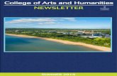 College of Arts and Humanities NEWSLETTER ... attended Swansea University as an undergraduate on the