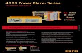 400G Power Blazer Series - 原田産業 通信・鉄道インフラ向 …...EXFO Multilink Platform FTB-4 Pro Rackmount Platform LTB-8 400G Power Blazer Series 400G TO THE RESCUE