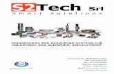TRANSDUCERS AND MEASURING SYSTEMS FOR INDUSTRIAL … · 2020. 9. 2. · 2 Website: E-mail: info@s2tech.it S2Tech is an Italian company that designs, produces and sells transducers,