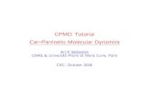 CPMD Tutorial Car–Parrinello Molecular Dynamics · 2006. 12. 11. · CPMD — concept 1 • Car-Parrinello Molecular Dynamics – Roberto Car & Michele Parrinello, Physical Review